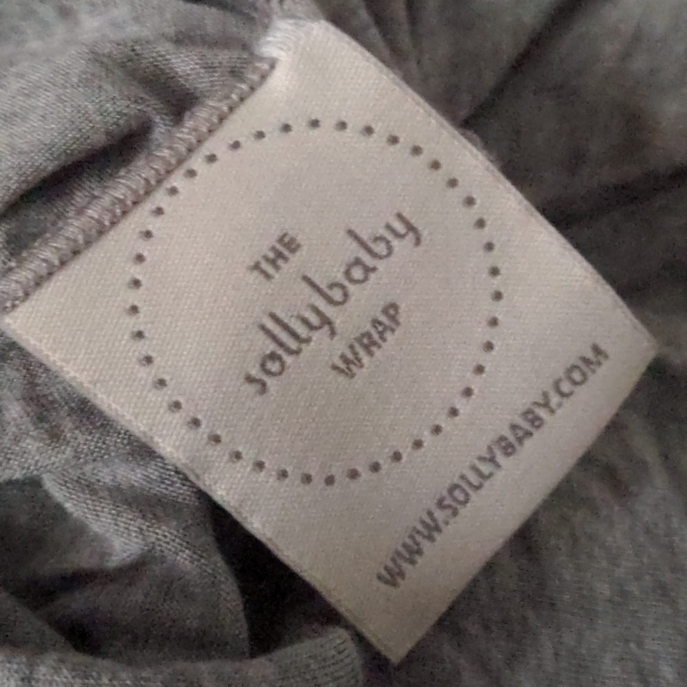Solly Baby light gray wrap